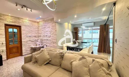 Apartamento com 3 dormitórios à venda, 111 m² por R$ 1.540.000,00 - Vila Rica - Santos/SP
