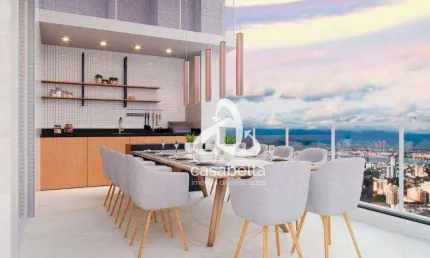 Apartamento com 4 dormitórios à venda, 500 m² por R$ 7.408.000,00 - Ponta da Praia - Santos/SP