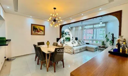 Apartamento à venda em santos. 155 m² úteis | boqueirão, santos.