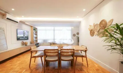 Apartamento com 3 dormitórios à venda, 160 m² por r$ 1.650.000,00 - boqueirão - santos/sp