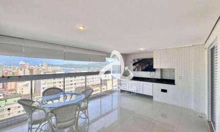Apartamento com 3 dormitórios para alugar, 135 m² por R$ 11.500,02/mês - Embaré - Santos/SP