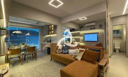 Apartamento com 2 dormitórios à venda, 96 m² por R$ 1.200.000,00 - Embaré - Santos/SP