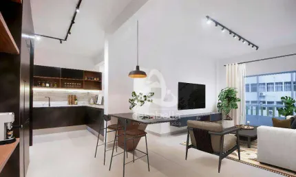 Apartamento com 3 dormitórios à venda, 130 m² por r$ 790.000,00 - gonzaga - santos/sp