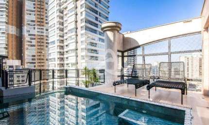 Cobertura com 4 dormitórios à venda, 370 m² por R$ 4.350.000,00 - Gonzaga - Santos/SP