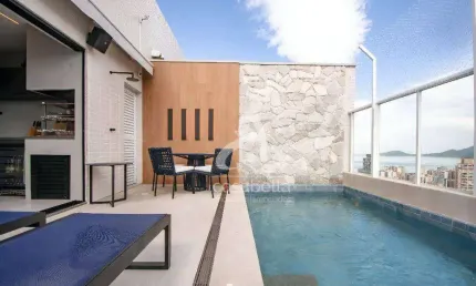 Cobertura com 3 dormitórios à venda, 198 m² por R$ 5.890.000,00 - Gonzaga - Santos/SP