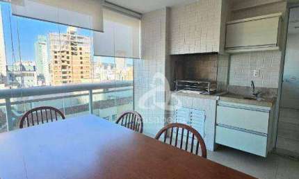 Apartamento com 2 dormitórios para alugar, 128 m² por R$ 12.000,02/mês - Aparecida - Santos/SP