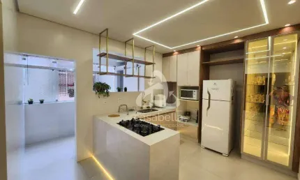 Apartamento com 2 dormitórios à venda, 83 m² por r$ 595.000,00 - ponta da praia - santos/sp