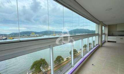 Apartamento com 3 dormitórios, 189 m² - venda por R$ 2.400.000,00 ou aluguel por R$ 15.000,00/ano - Ponta da Praia - Santos/SP
