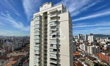 Apartamento com 3 dormitórios à venda, 150 m² por R$ 1.280.000,00 - Marapé - Santos/SP