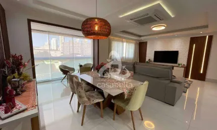 Apartamento com 3 dormitórios à venda, 140 m² por R$ 1.360.000,00 - Boqueirão - Santos/SP