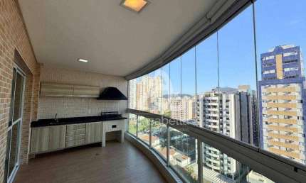 Apartamento com 3 dormitórios à venda, 124 m² por R$ 1.700.000,00 - Boqueirão - Santos/SP