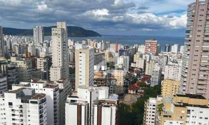 Apartamento com 3 dormitórios, 124 m² - venda por R$ 2.180.000,00 ou aluguel por R$ 11.500,00/mês - Boqueirão - Santos/SP