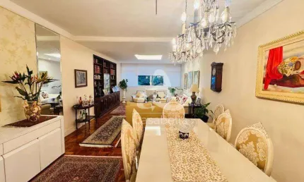 Apartamento frente mar à venda em santos. 175 m² úteis | gonzaga, santos.