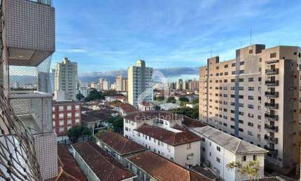 Apartamento com 3 dormitórios à venda, 93 m² por R$ 1.050.000,00 - Boqueirão - Santos/SP