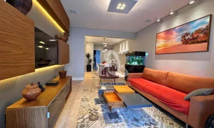 Apartamento com 2 dormitórios à venda, 261 m² por r$ 1.490.000,00 - gonzaga - santos/sp