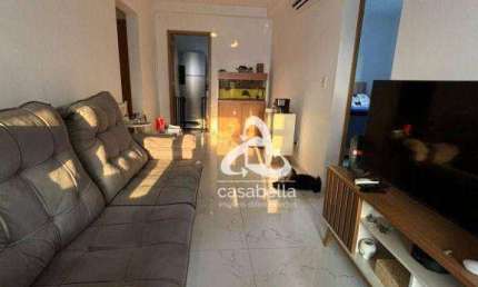 Apartamento com 2 dormitórios para alugar, 70 m² por R$ 5.500,02/mês - Boqueirão - Santos/SP