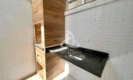 Casa com 3 dormitórios à venda, 109 m² por R$ 1.020.000,00 - Ponta da Praia - Santos/SP