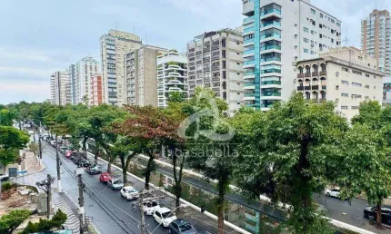 Apartamento com 3 dormitórios à venda, 144 m² por r$ 1.100.000,00 - boqueirão - santos/sp