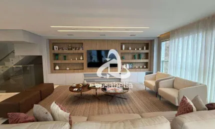 Cobertura com 4 dormitórios para alugar, 444 m² por R$ 48.002,00/mês - Gonzaga - Santos/SP
