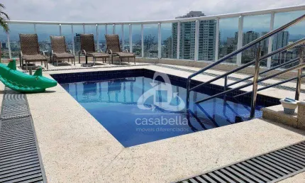 Apartamento com 3 dormitórios à venda, 186 m² por r$ 2.200.000,00 - ponta da praia - santos/sp