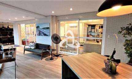 Apartamento com 3 dormitórios para alugar, 204 m² por R$ 19.500,00/mês - Embaré - Santos/SP