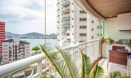 Apartamento com 3 dormitórios à venda, 199 m² por R$ 2.800.000,00 - Ponta da Praia - Santos/SP