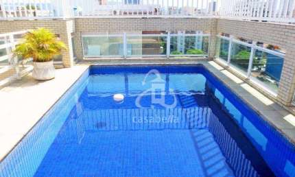 Cobertura com 5 dormitórios à venda, 472 m² por R$ 2.300.000,00 - Ponta da Praia - Santos/SP