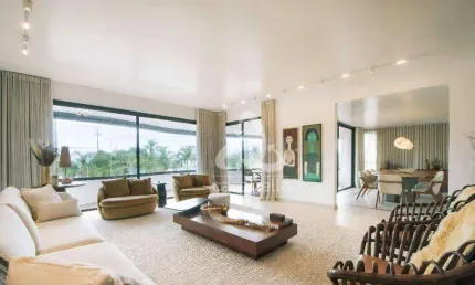 Apartamento com 4 dormitórios, 442 m² - venda por r$ 10.500.000,00 ou aluguel por r$ 50.000,00/mês - aparecida - santos/sp