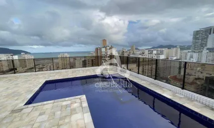 Apartamento com 3 dormitórios à venda, 130 m² por r$ 1.630.000,00 - gonzaga - santos/sp