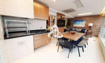 Apartamento com 3 dormitórios à venda, 127 m² por r$ 1.950.000,00 - boqueirão - santos/sp