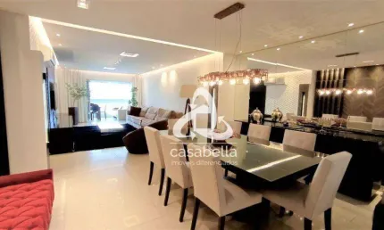 Apartamento com 3 dormitórios à venda, 218 m² por r$ 3.190.000,00 - aparecida - santos/sp