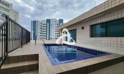 Cobertura com 2 dormitórios à venda, 169 m² por R$ 1.400.000,00 - Ponta da Praia - Santos/SP