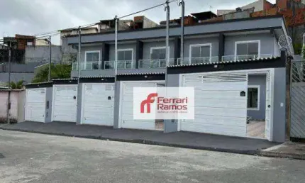 Sobrado com 2 dormitórios à venda, 82 m² por r$ 369.000,00 - jardim pinheirinho - itaquaquecetuba/sp