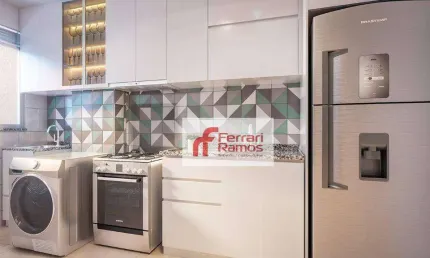 Apartamento com 2 dormitórios à venda, 55 m² por R$ 410.000 - Vila Augusta - Guarulhos/SP