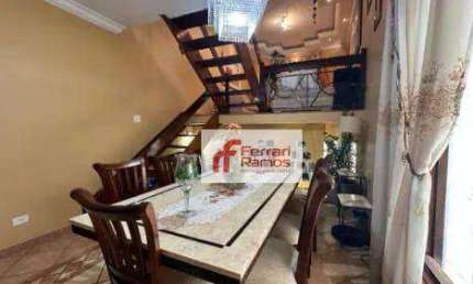 Sobrado com 4 dormitórios à venda, 220 m² por R$ 1.280.000,00 - Jardim Santa Clara - Guarulhos/SP