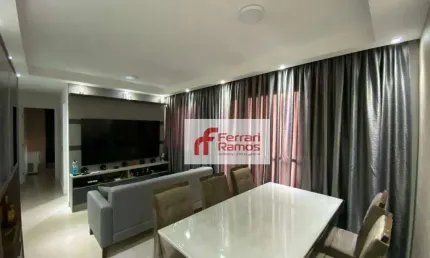 Apartamento com 3 dormitórios à venda, 69 m² por r$ 586.000,00 - itapegica - guarulhos/sp