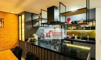 Apartamento com 3 dormitórios à venda, 106 m² por R$ 1.290.000,00 - Jardim Flor da Montanha - Guarulhos/SP