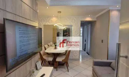 Apartamento com 3 dormitórios à venda, 58 m² por R$ 380.000,00 - Jardim Santa Clara - Guarulhos/SP