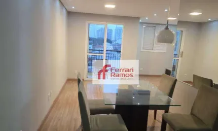 Apartamento com 2 dormitórios para alugar, 62 m² por R$ 3.211,16/mês - Vila Paulista - Guarulhos/SP