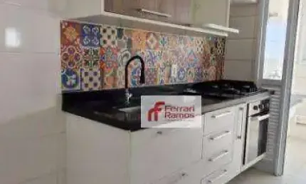 Apartamento com 2 dormitórios para alugar, 55 m² por R$ 2.773,19/mês - Vila Rosália - Guarulhos/SP
