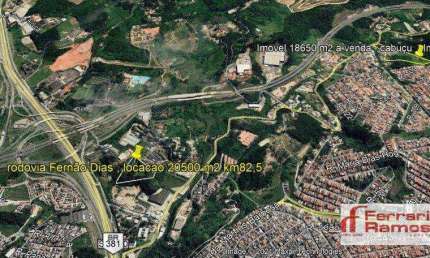 Área à venda, 51500 m² por R$ 80.000.000,00 - Três Cruzes - São Paulo/SP