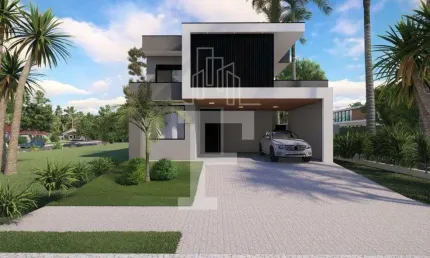 Casa em condomínio fechado com 4 quartos à venda na avenida presidente juscelino kubitschek de oliveira, 3851, parque brasil 500, paulínia, 271 m2 por r$ 1.790.000