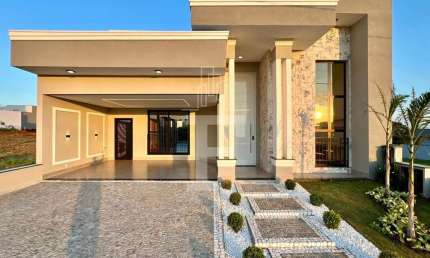 Casa em condomínio fechado com 3 quartos à venda na Rua Sebastião Cardoso, 168, Parque Brasil 500, Paulínia, 198 m2 por R$ 1.785.000