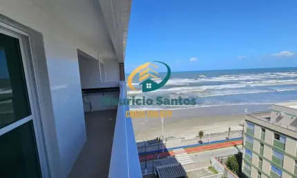 Apartamento em Mongaguá, Centro, novo e com 2 dormitórios sendo 1 suíte, sacada com vista para o mar, Residencial com lazer completo e ótima localização!!