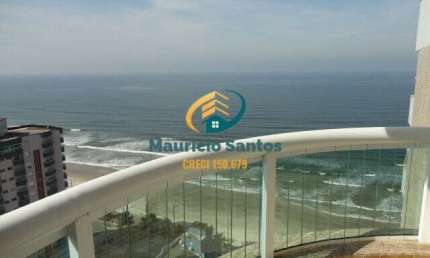 Apartamento em Mongaguá, bairro Vera Cruz, 2 dormitórios sendo 1 suíte, terraço gourmet com vista para o mar, 2 vagas garagem, Residencial frente ao mar e com lazer completo de alto padrão