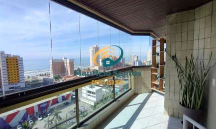 Apartamento Cobertura Duplex em Mongaguá, bairro Jardim Marina, semi mobiliado, 4 dormitórios sendo 2 suítes, Residencial com lazer completo