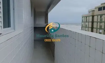 Apartamento em mongaguá, centro, novo e com 2 dormitórios sendo 1 suíte, sacada com vista para o mar, residencial com lazer completo e ótima localização!!