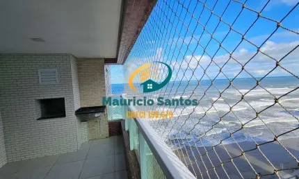 Apartamento em Mongaguá, bairro Centro, excelente padrão, 2 dormitórios sendo 1 suíte, Residencial com lazer de frente para o mar...