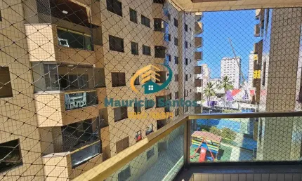 Apartamento em Mongaguá, bairro Jardim Marina, na quadra da praia, semi mobiliado, 2 dormitórios sendo 1 suíte, Residencial com lazer completo, condomínio clube