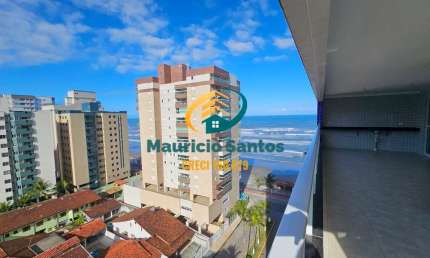 Apartamento Alto Padrão em Mongaguá, Centro, 4 suítes, ampla sacada vista mar, 2 vagas, na quadra do mar, lazer completo no melhor espaço da cidade.